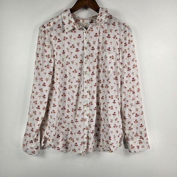 Fat Face Women's Size 12 Long Sleeve Button Up Shirt - Picture 1 of 10